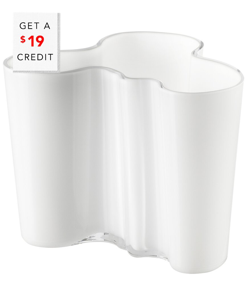 Iittala Aalto 3.75in White Vase