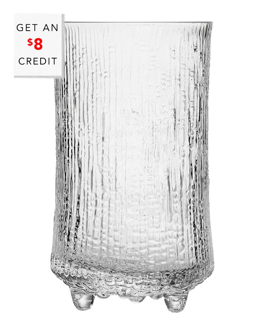 Shop Iittala Ultima Set Of Two 20.25oz Thule Beer Glasses With $8 Credit