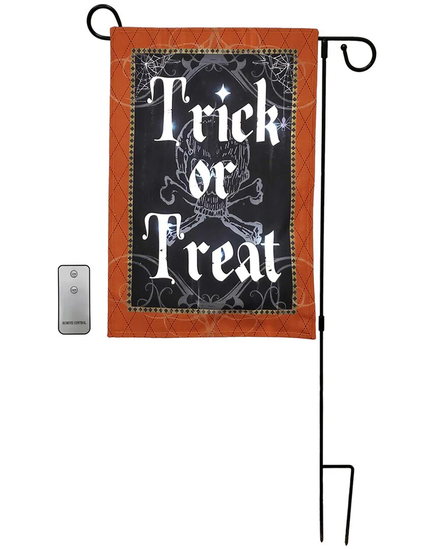 Lumabase Battery-operated Lighted Outdoor Banner In Black