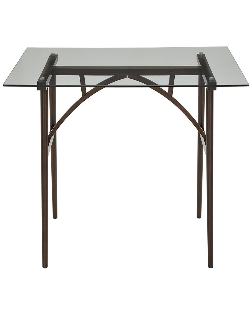 Progressive Furniture Rectangular Glass Dining Table In Black