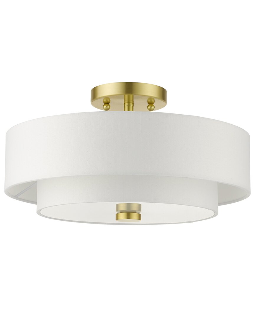 Livex Lighting 3-light Semi Flush