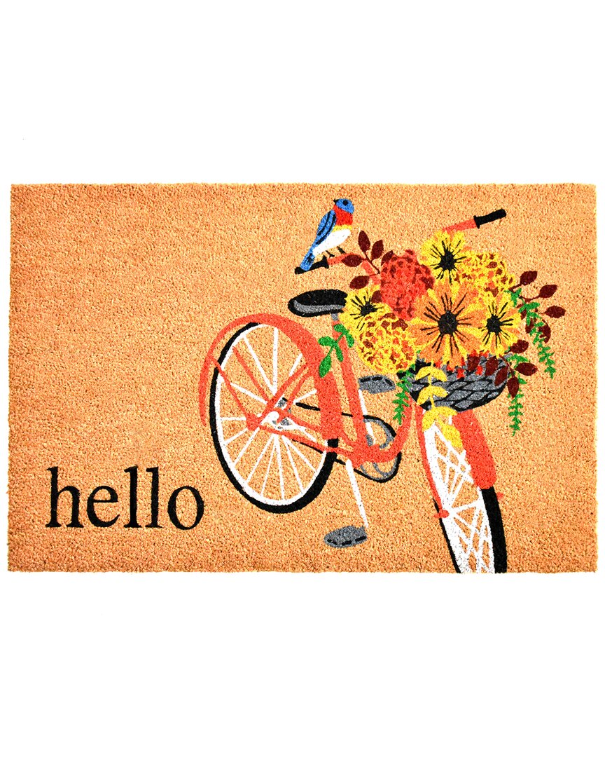 Calloway Mills Floral Bicycle Doormat