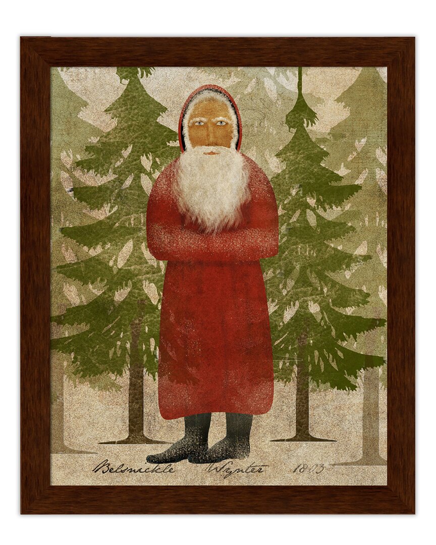 Courtside Market Wall Decor Courtside Market Santa In The Pines Framed Art In Multicolor