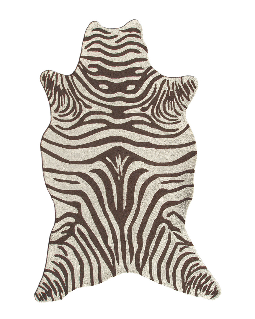 R16 Zebra Hand-made Acrylic Contemporary Indoor/outdoor Rug