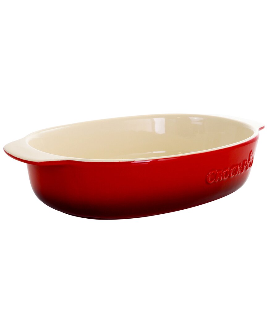 Shop Crock-pot 2.5qt Red Stoneware Bake Pan