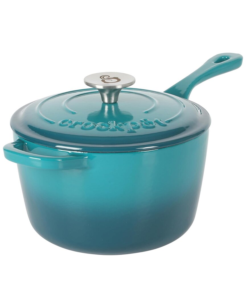 CROCK-POT CROCK-POT ARTISAN 3QT ENAMELED CAST IRON SAUCEPAN WITH LID