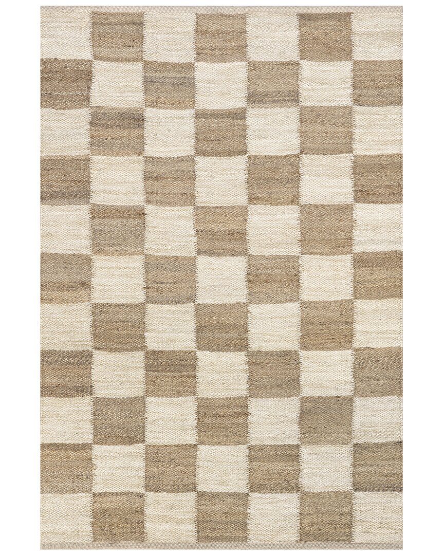 Nuloom Christana Traditional Checkered Jute Area Rug