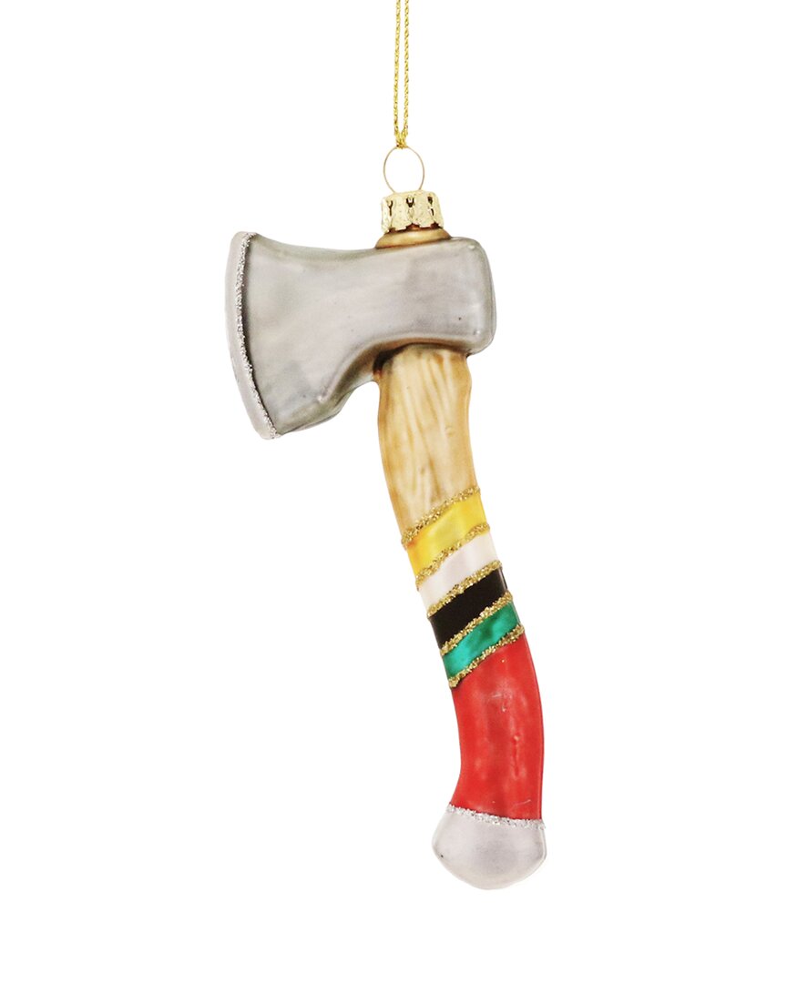 Cody Foster & Co. Northwoods Hatchet Ornament In Multicolor