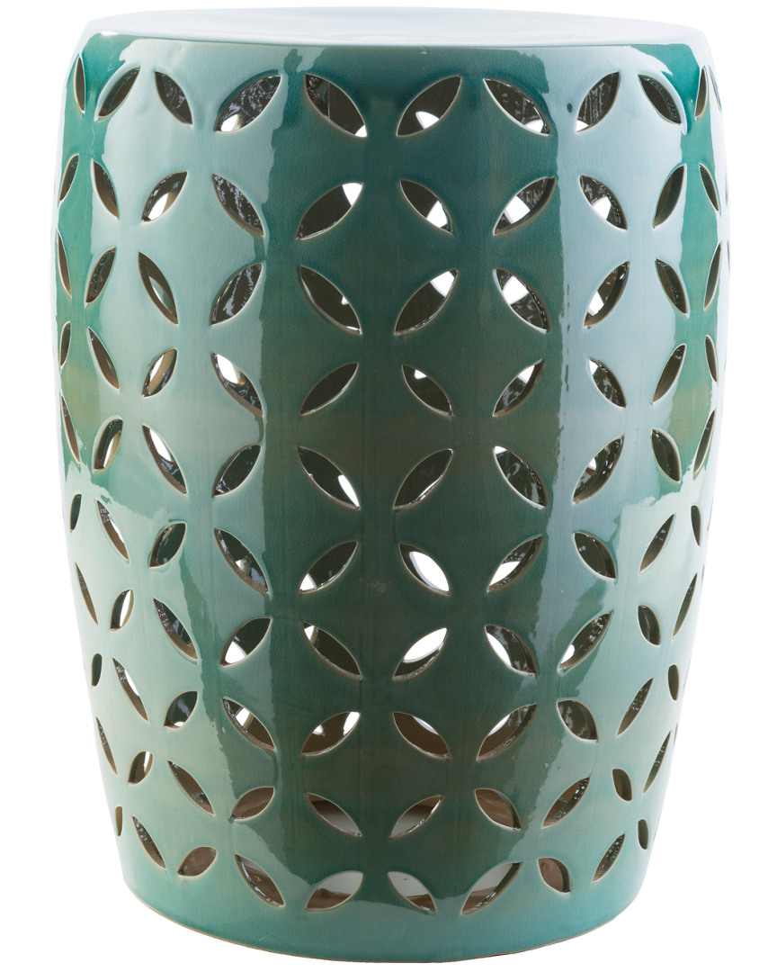 Surya Chantilly Ceramic Stool