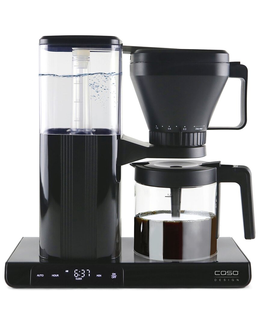 Caso Gourmet Lcd Gold-cup Coffee Machine In Black