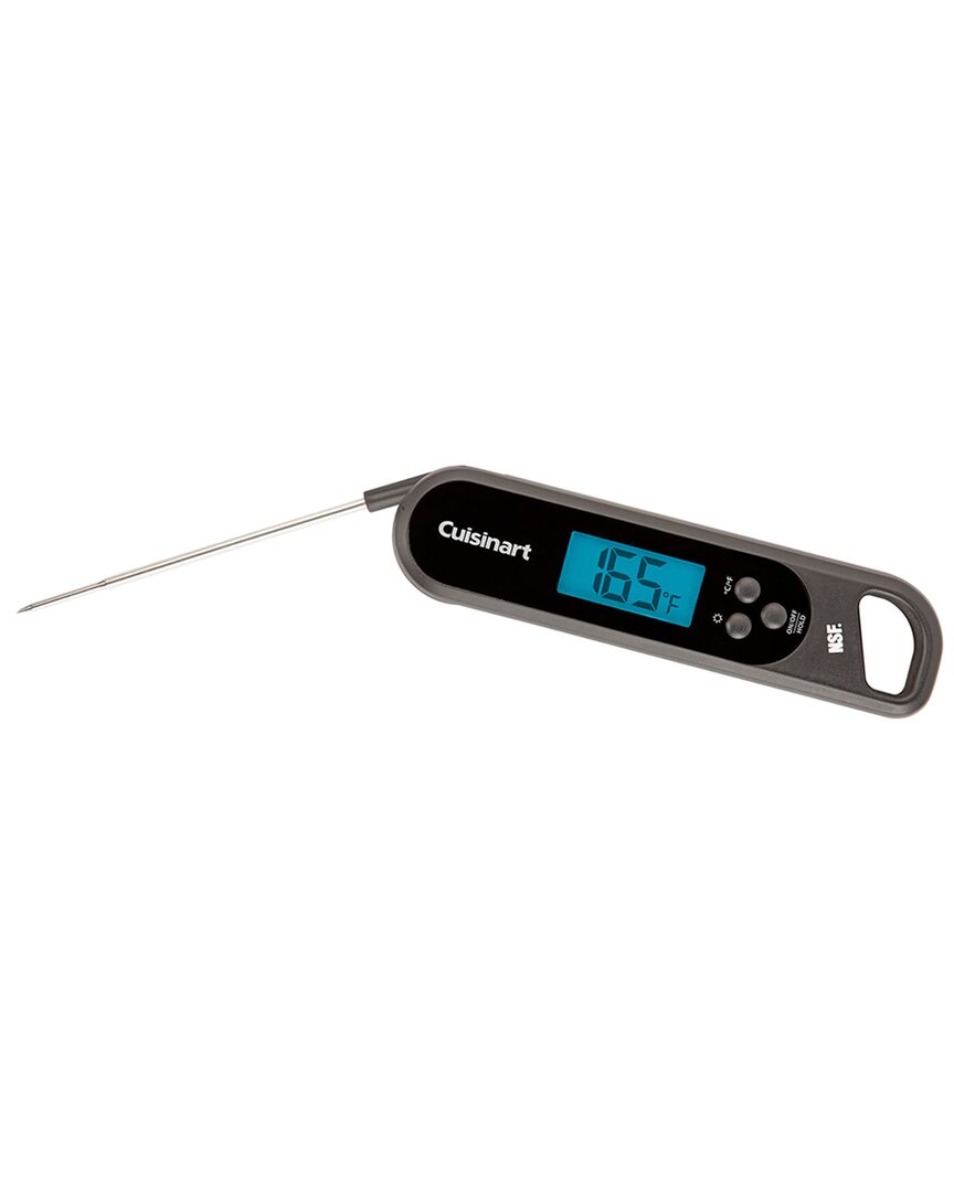 Cuisinart Quick Read Folding Grilling Thermometer In Black