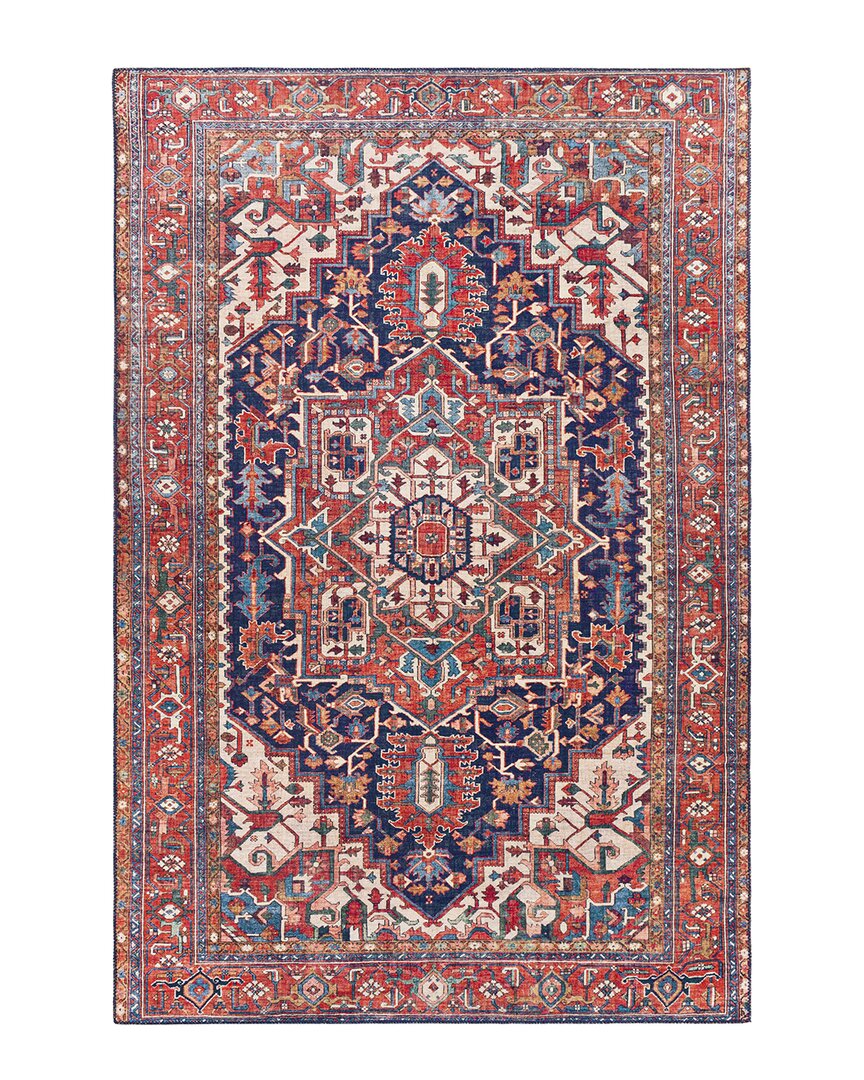 Surya Iris Traditional Rug In Navy