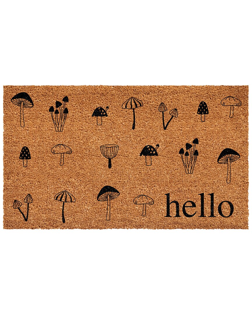 Calloway Mills Mushroom Hello Doormat