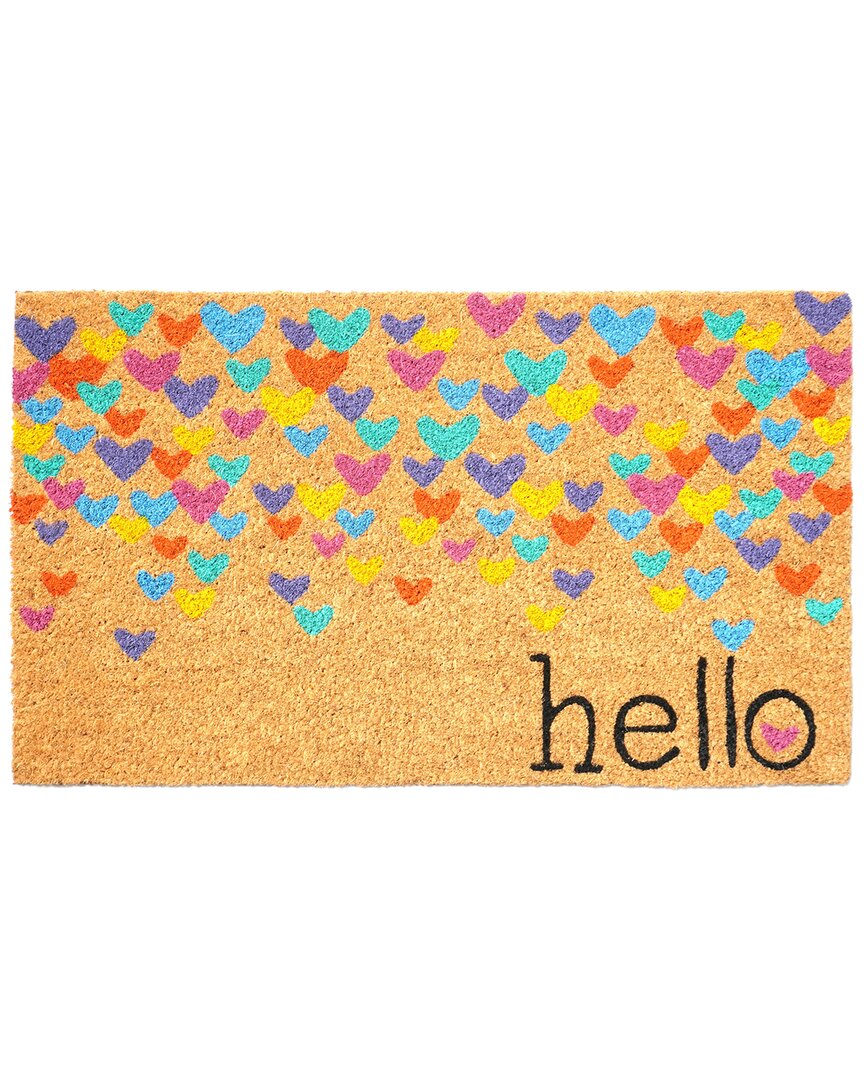 Shop Calloway Mills Colorful Hearts Doormat