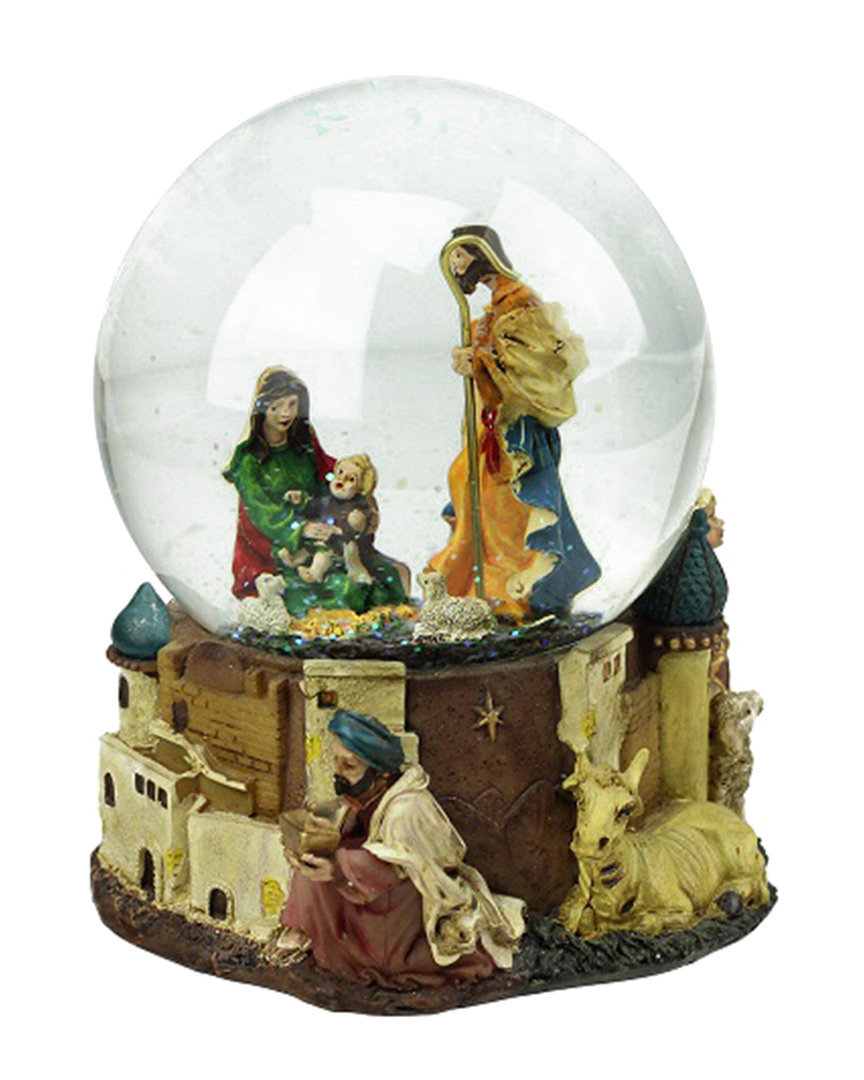 Shop Northlight 5.5in Nativity Scene Religious Inspirational Musical Christmas Snow Globe Glitterdome
