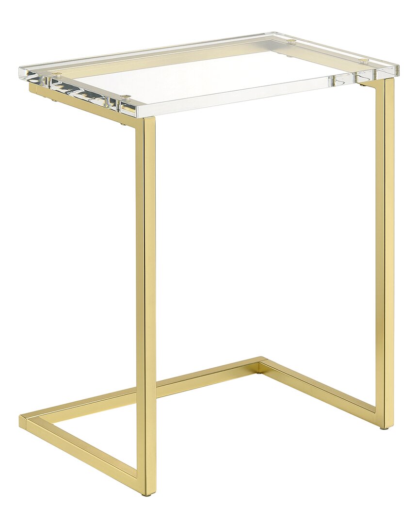 Progressive Furniture Acrylic C-table In Clear
