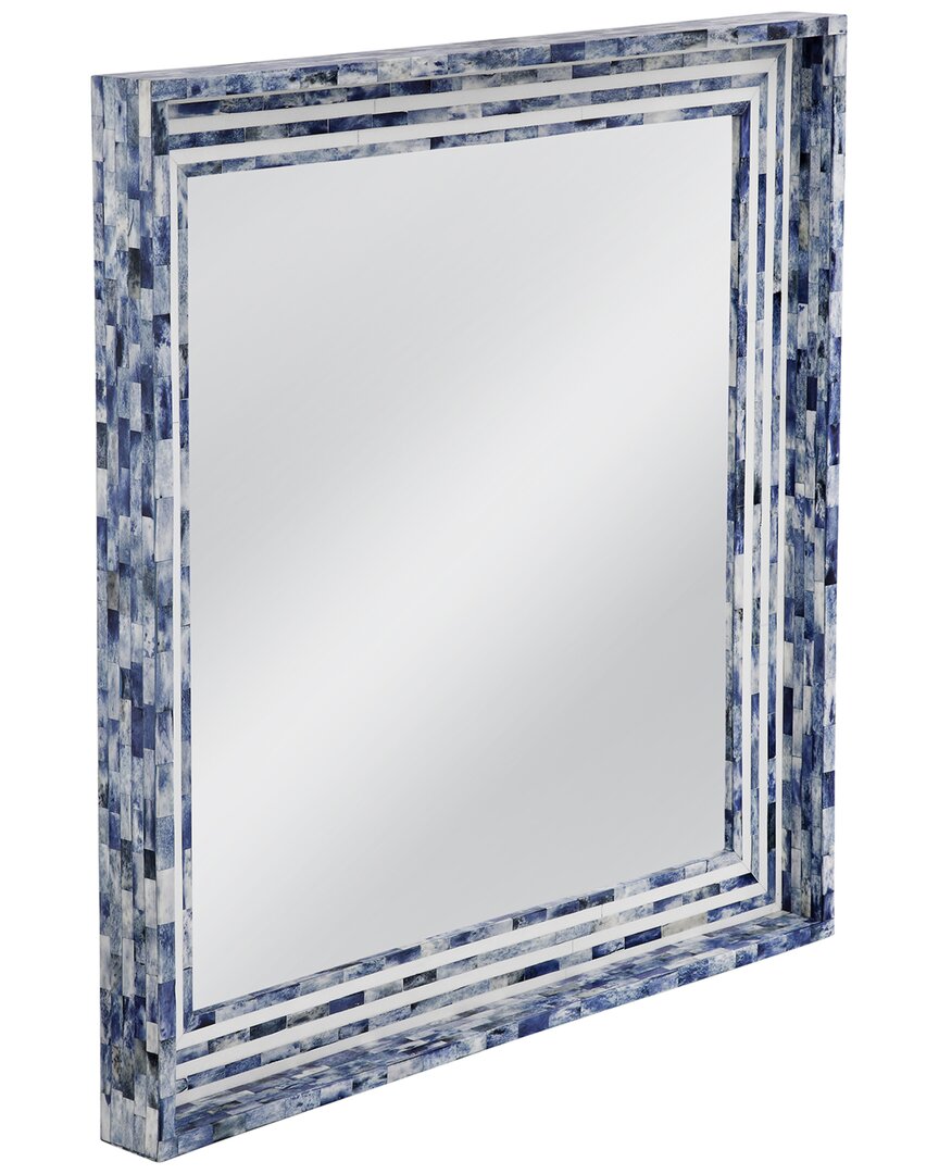 Bassett Mirror Mabrey Wall Mirror In Blue