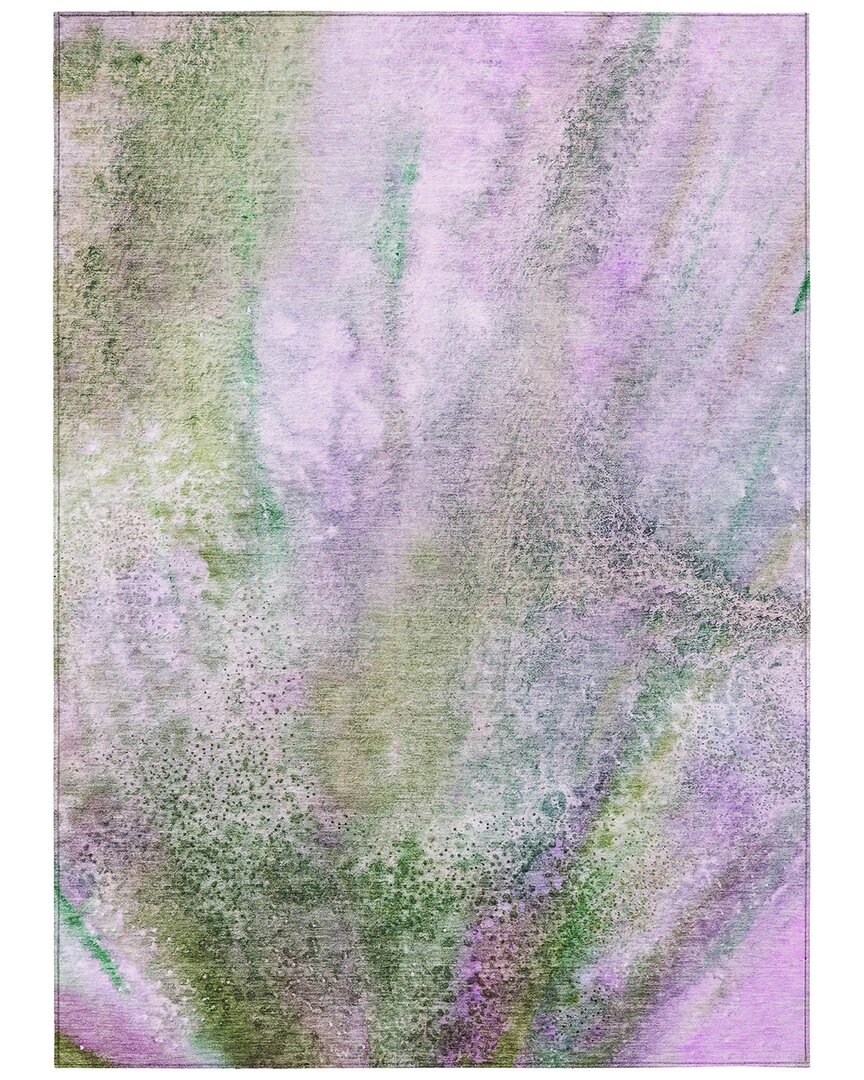 Addison Rugs Chantille Polyester Indoor/outdoor Washable Rug In Purple