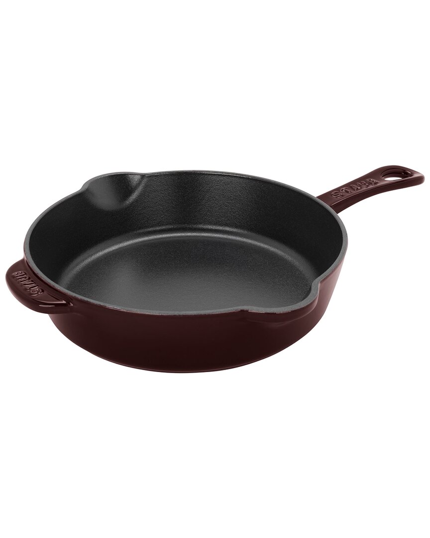Staub Cast Iron 8.5in Grenadine Traditional Deep Skillet