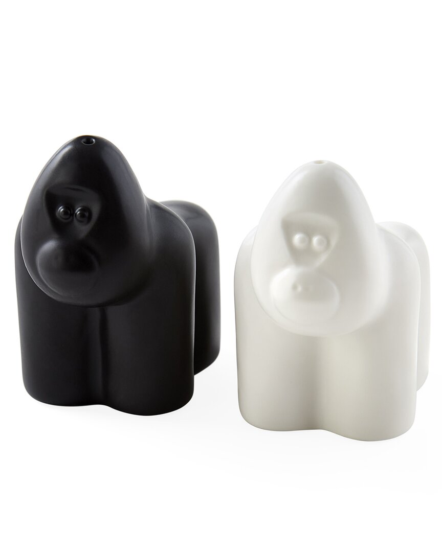 Jonathan Adler Gorilla Salt & Pepper Set In White