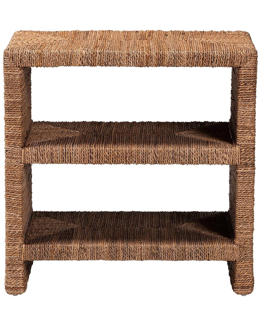 Baxton Studio Liza Bohemian End Table In Brown