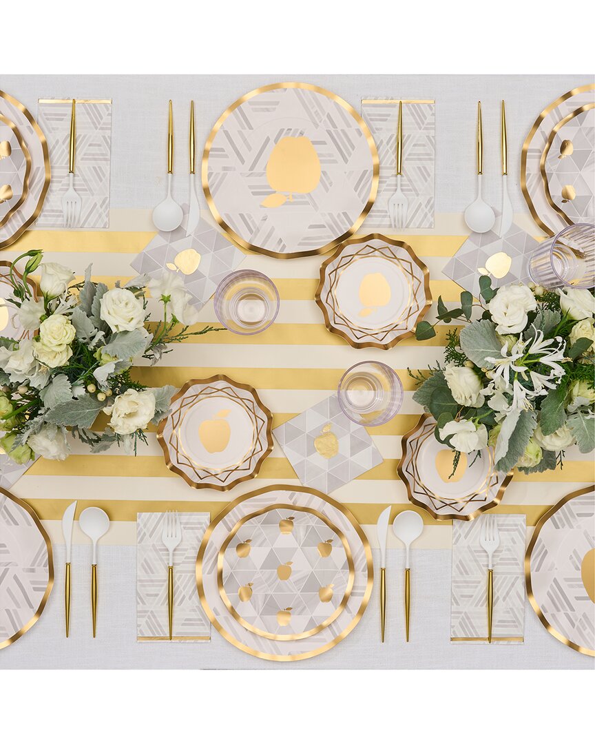 Sophistiplate Table Setting Service For 16 In Gold