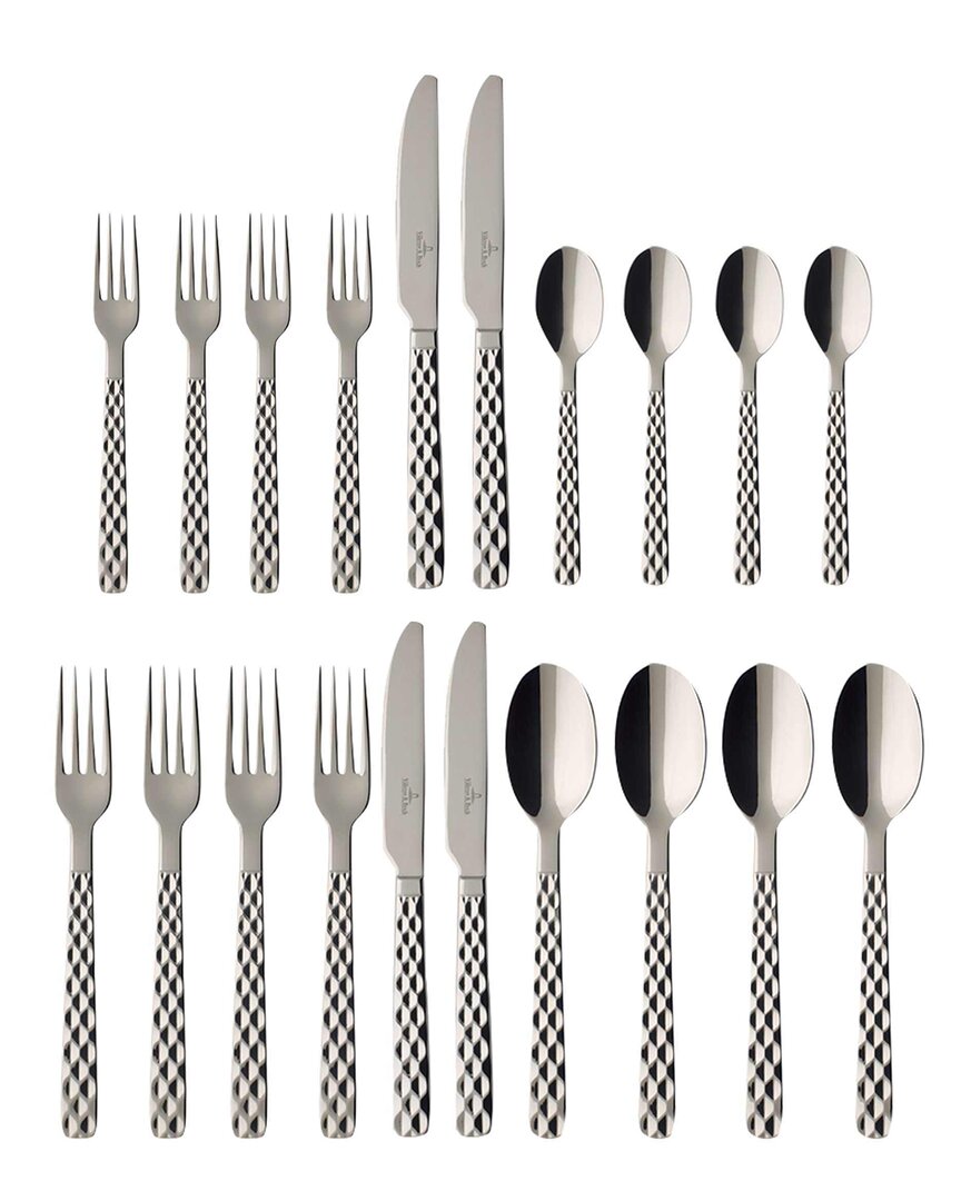 Villeroy & Boch Boston 20pc Flatware Set In Silver