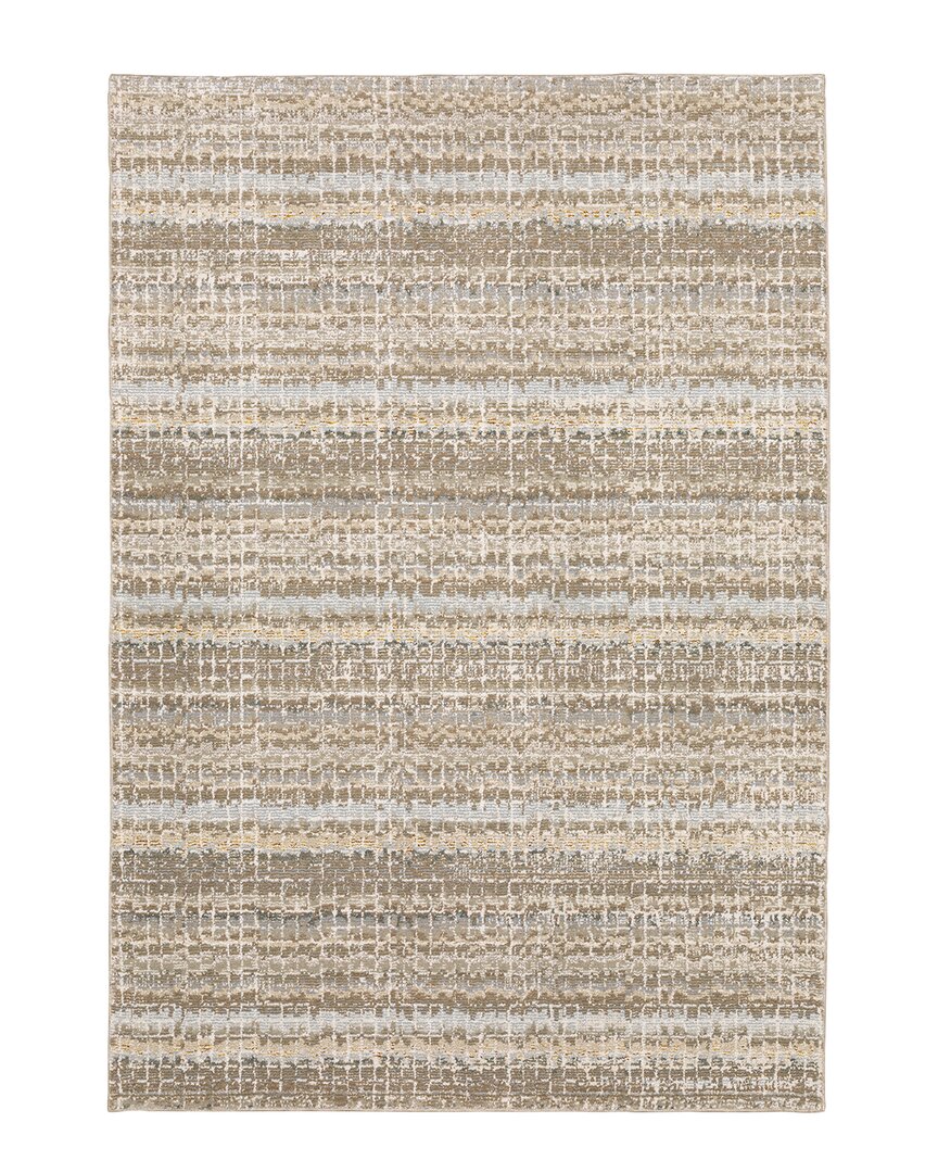 Stylehaven Ayla Gridwork Plaid Rug In White