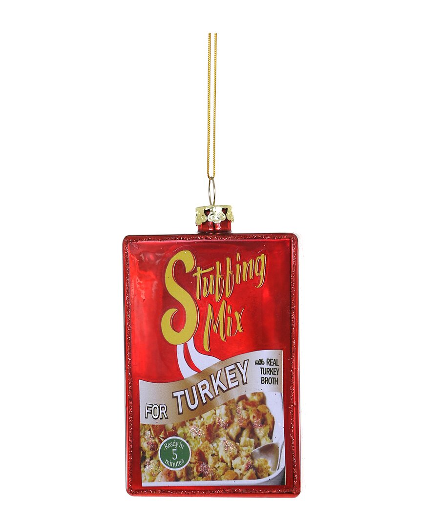 Shop Cody Foster & Co. Stuffing Mix Ornament In Red