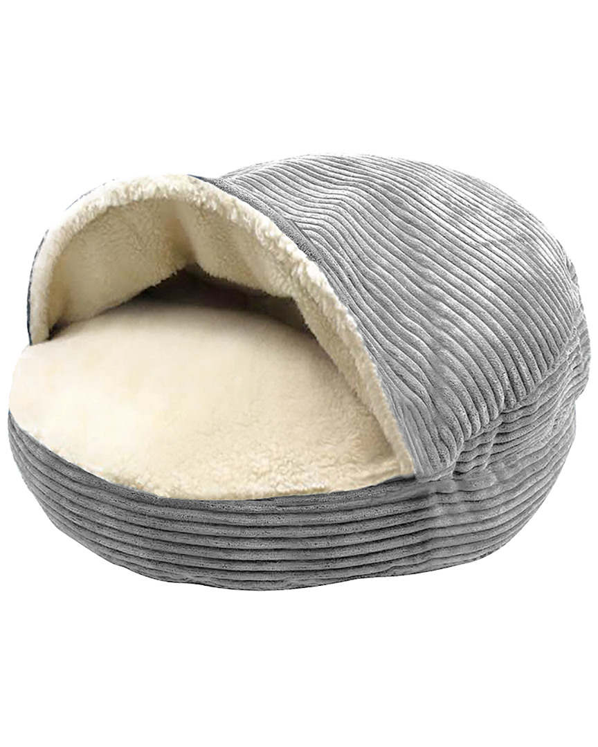 Shop Precious Tails Plush Corduroy & Sherpa-lined Pet Cave Bed