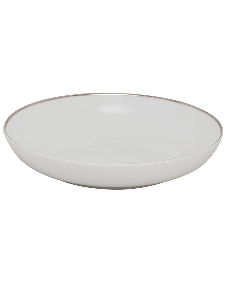 Ten Strawberry Street Set Of 6 Coupe Line Soup Bowls In Silver