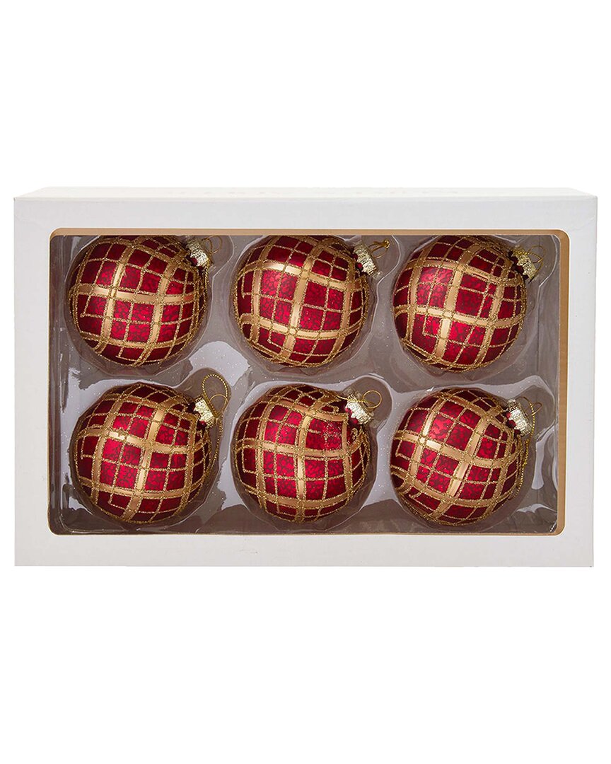Kurt Adler Ornament Set In Multi