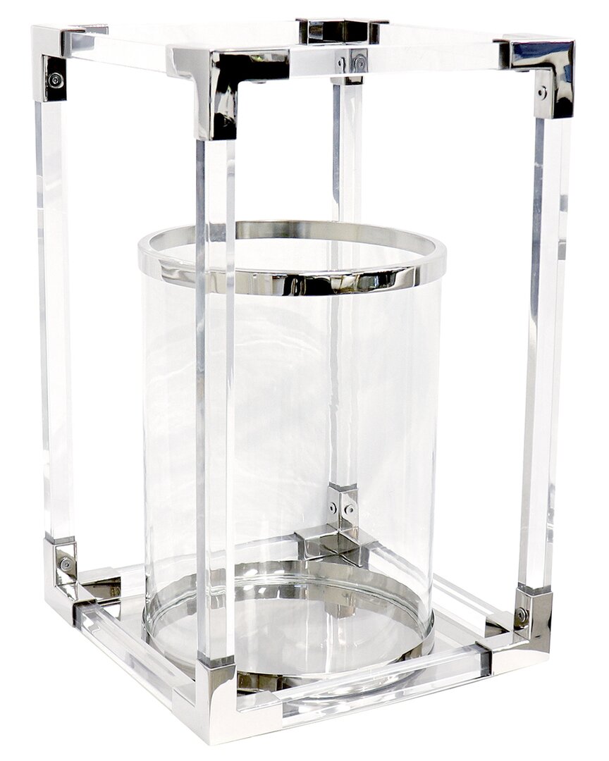 Pasargad Home Beacon Soren Clear Led Chandelier In Transparent