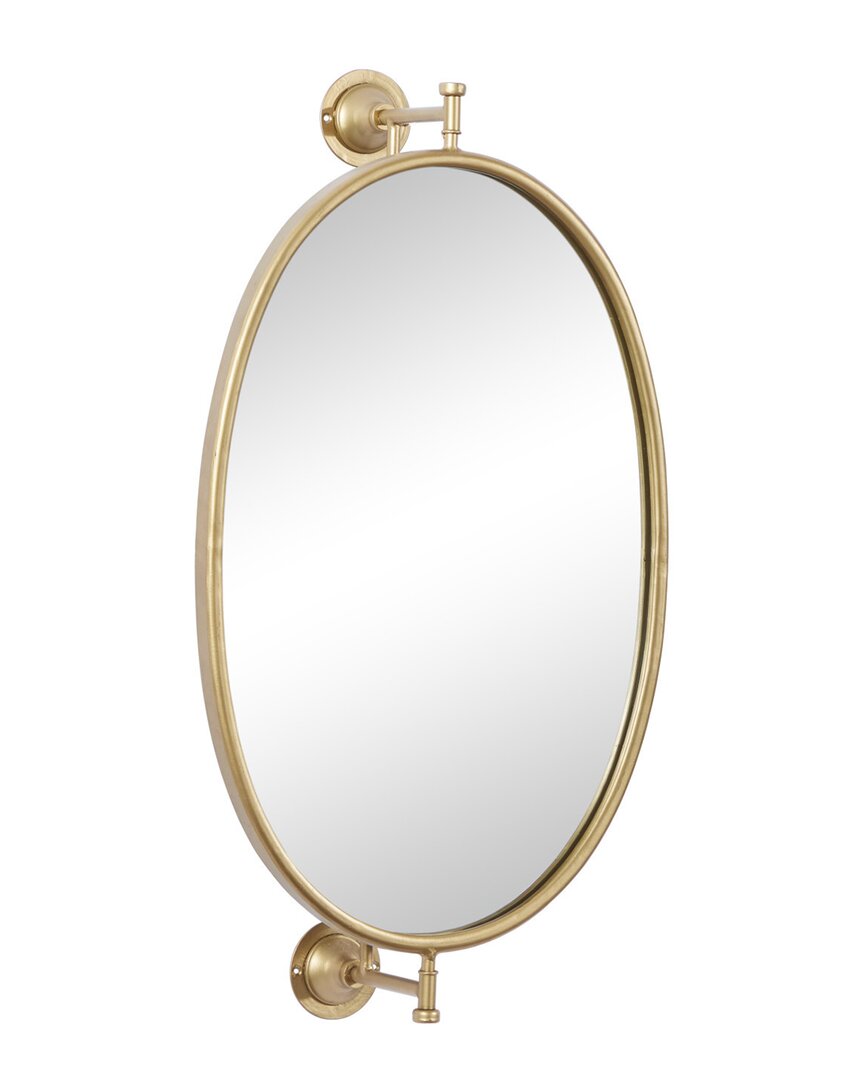 Peyton Lane Wood Wall Mirror In Gold