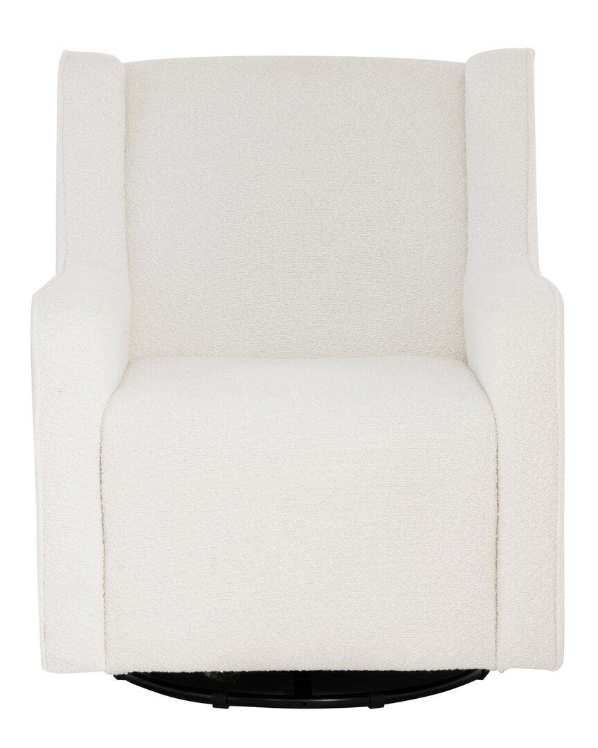 Linon Bernice Sherpa Swivel Rocker