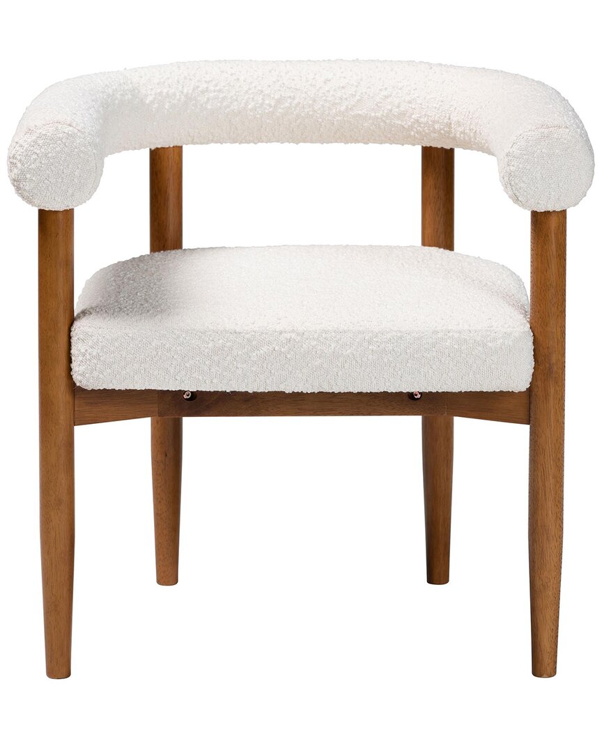 Baxton Studio Caia Boucle Dining Chair In Multi