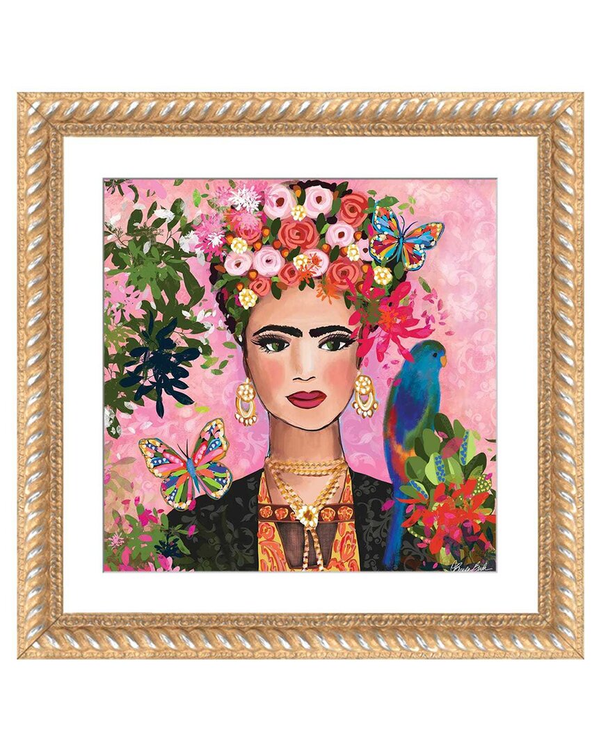 Shop Icanvas Frida In Her Garden By Brenda Bush Wall Art