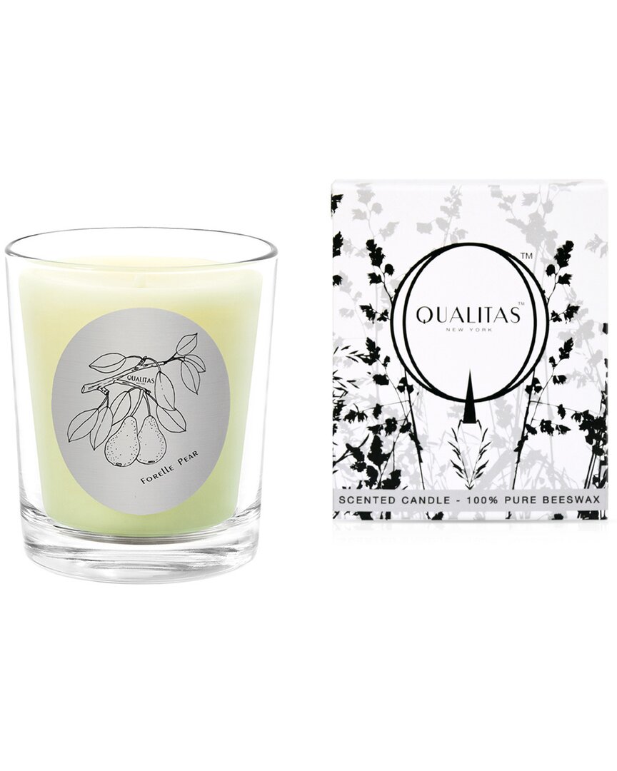 Qualitas Forelle Pear 6.5oz Beeswax Candle