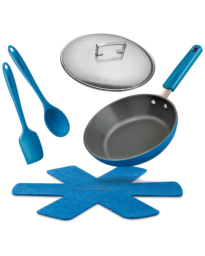 Shop Masterpan Ceramic Azure Nonstick 3pc Cookware Set