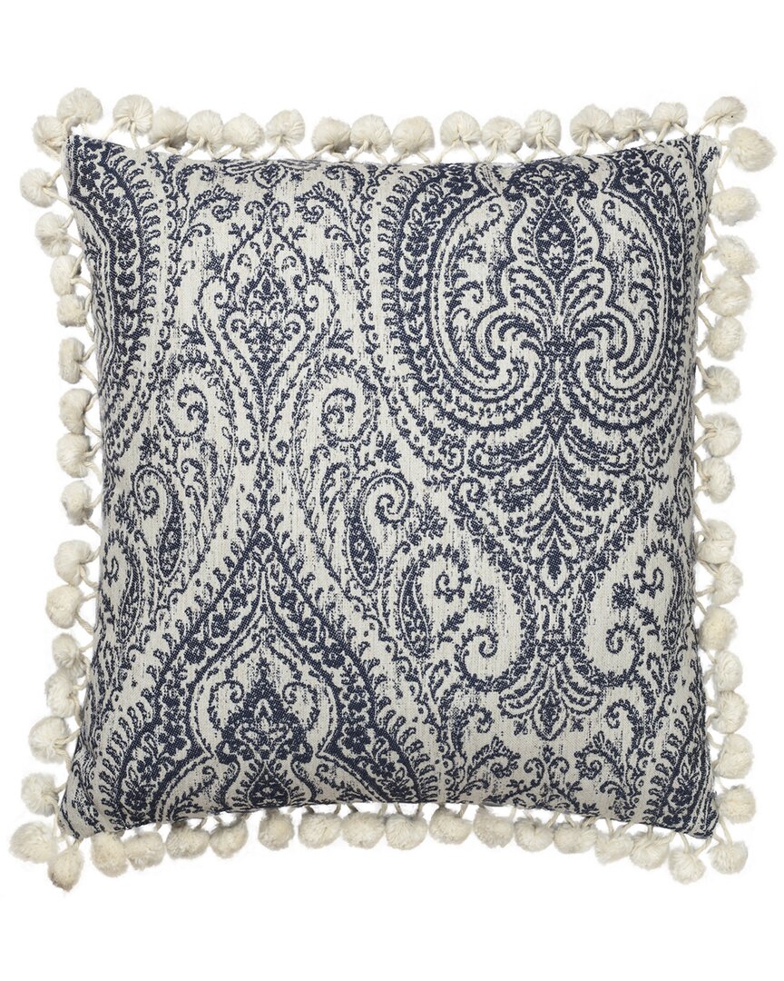 Linum Home Textiles Anchor Blue Pillow Cover