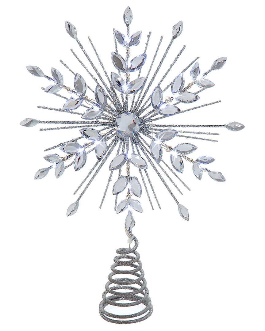 Kurt Adler Tree Topper In White