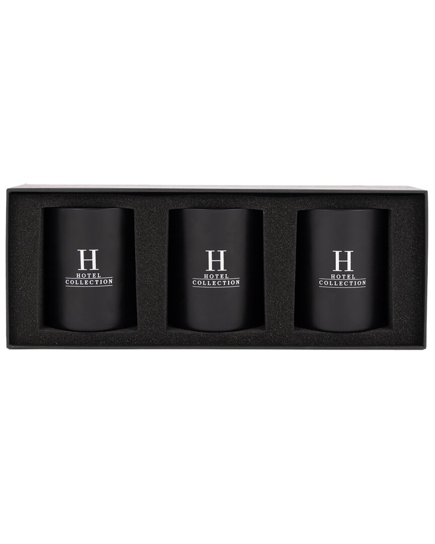 Hotel Collection Candle Trio Gift Set A In Black
