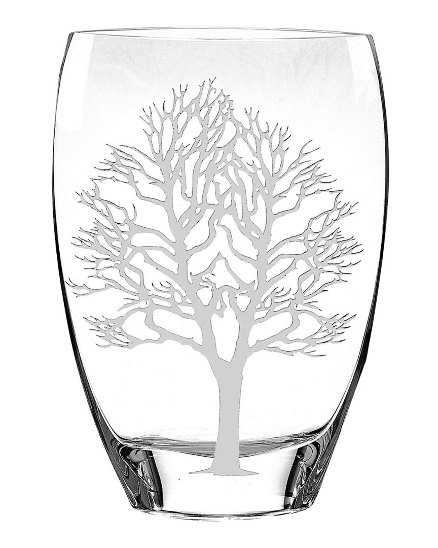 Badash Crystal Tree Of Life Vase In Clear