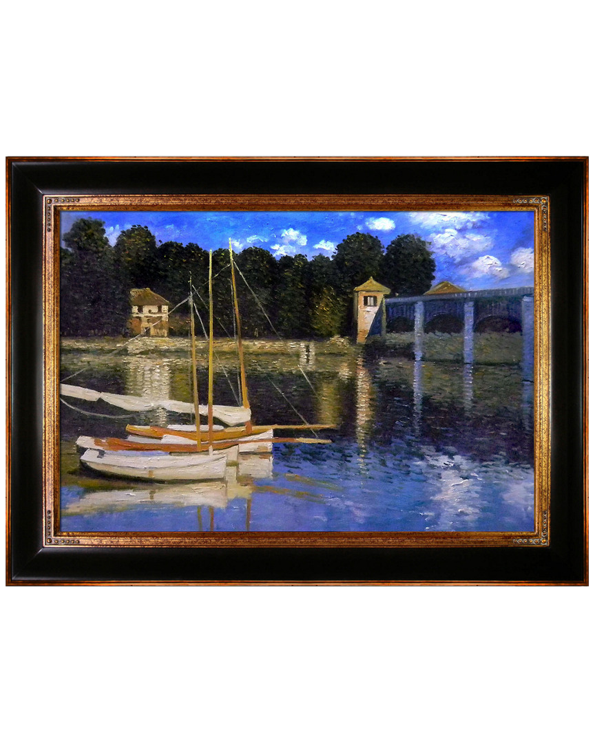 Overstock Art The Road Bridge At Argenteuil By Claude Monet In Multi