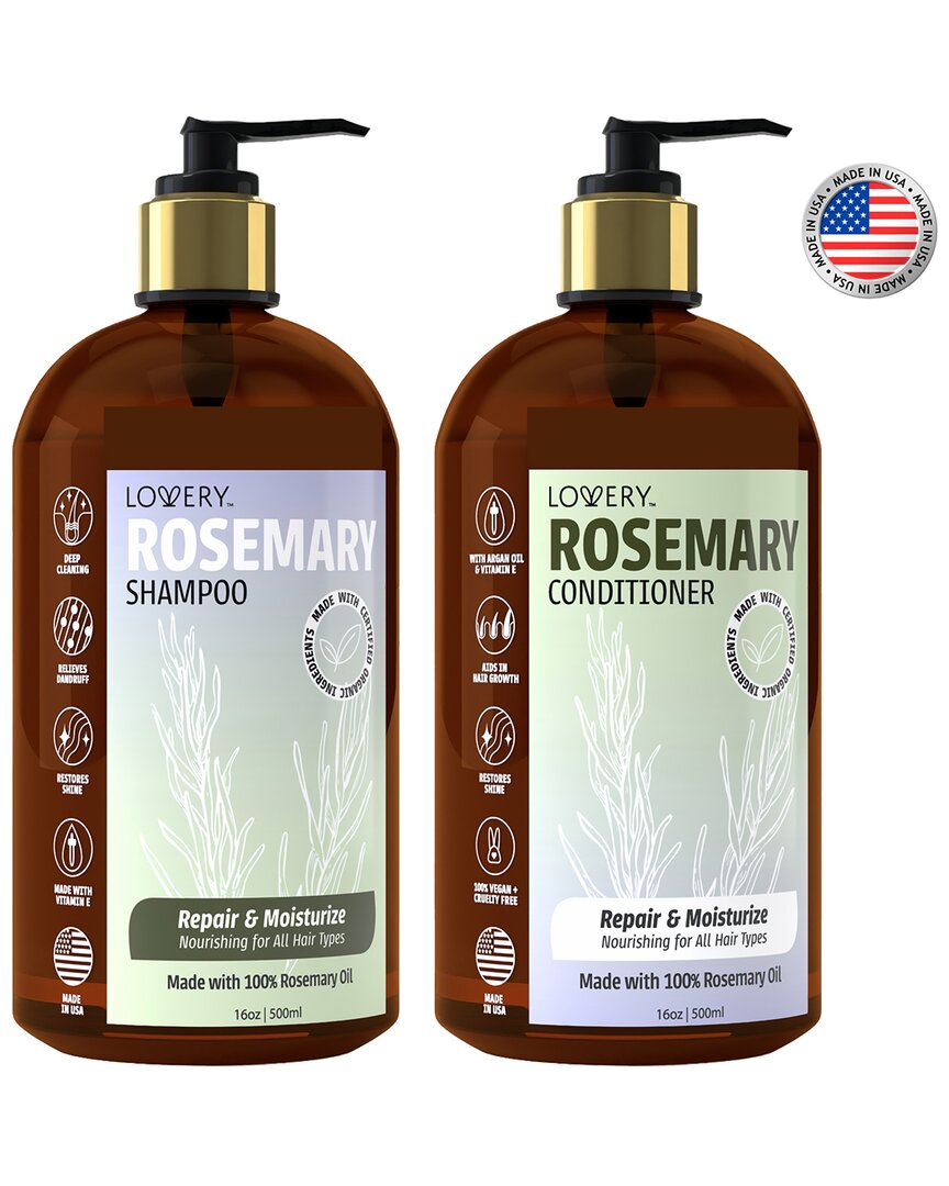 Lovery Rosemary Shampoo & Conditioner Gift Set