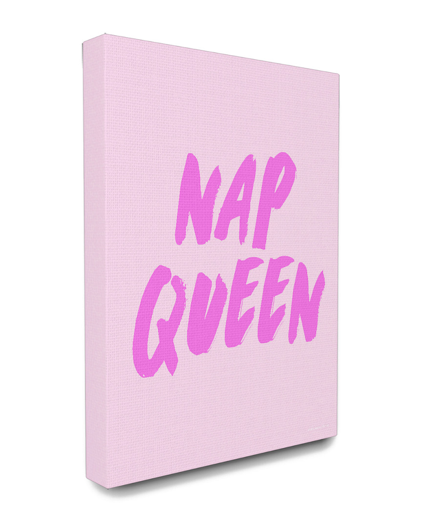 Stupell Home Decor Nap Queen Pink Typography