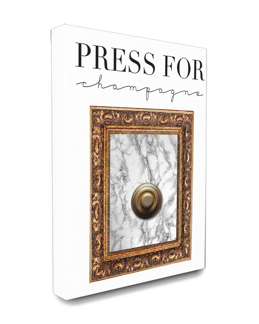 Stupell Home Decor Press Button For Champagne