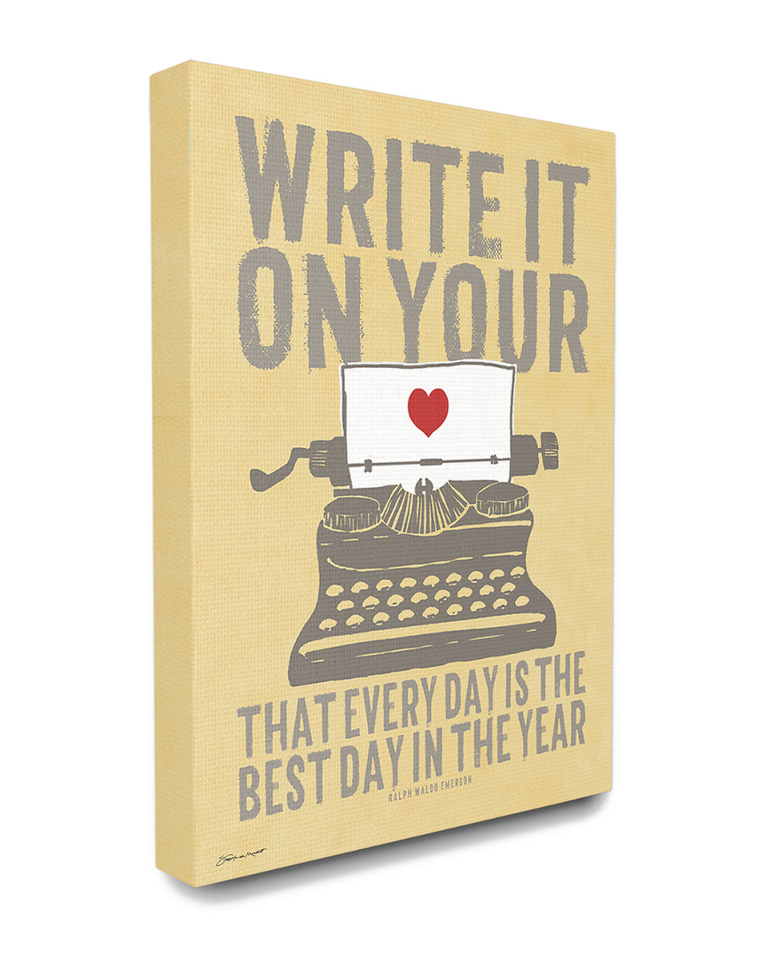Stupell Write It On Your Heart Typewriter