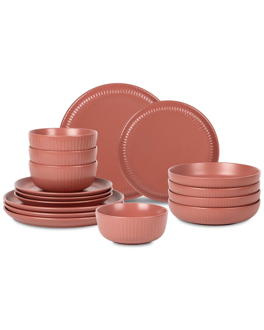 Stone Lain Logan 16pc Stoneware Dinnerware Set
