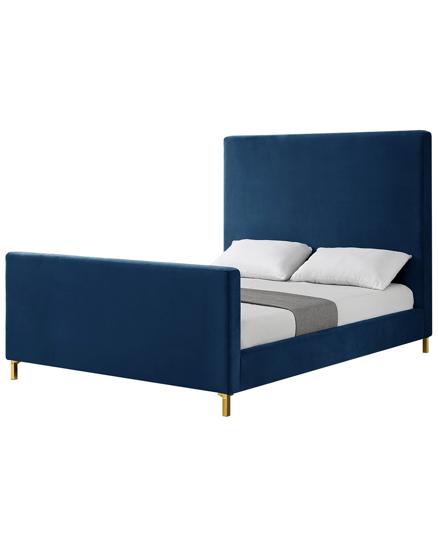Shop Inspired Home Platform Bed In Blue